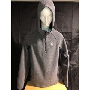 Men’s Spider 1-4 Zip Pullover Shirt Size Large With Zip Up Pockets￼